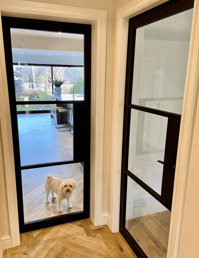 1981 x 533 x 35mm (21") Heritage Black Clear Glazed - Prefinished Internal Doors